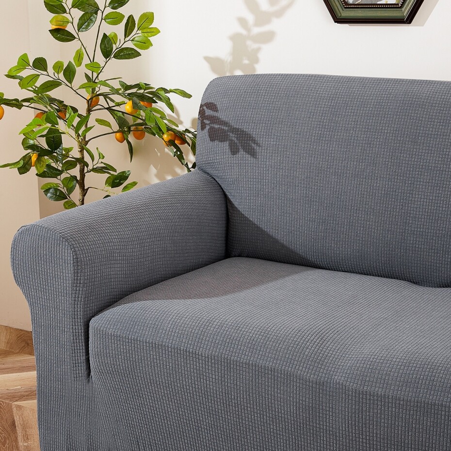 4Home Napínací potah na sedačku Magic clean světle šedá, 190 - 230 cm - main (2)