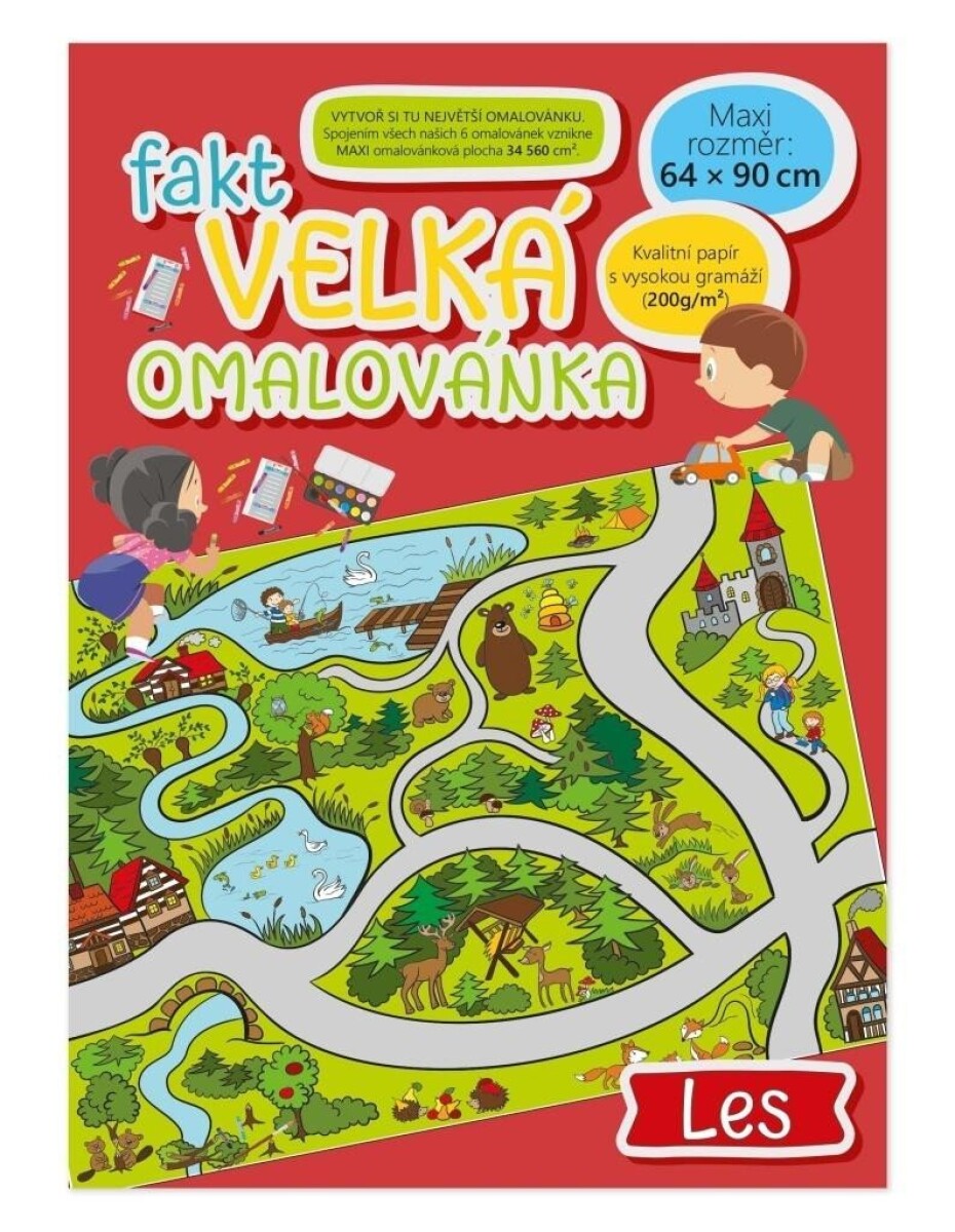 Fakt velká omalovánka Les - main (0)