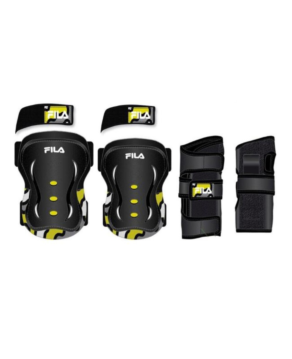 Fila Dětské chrániče FP Junior Yellow (sada) - main (0)