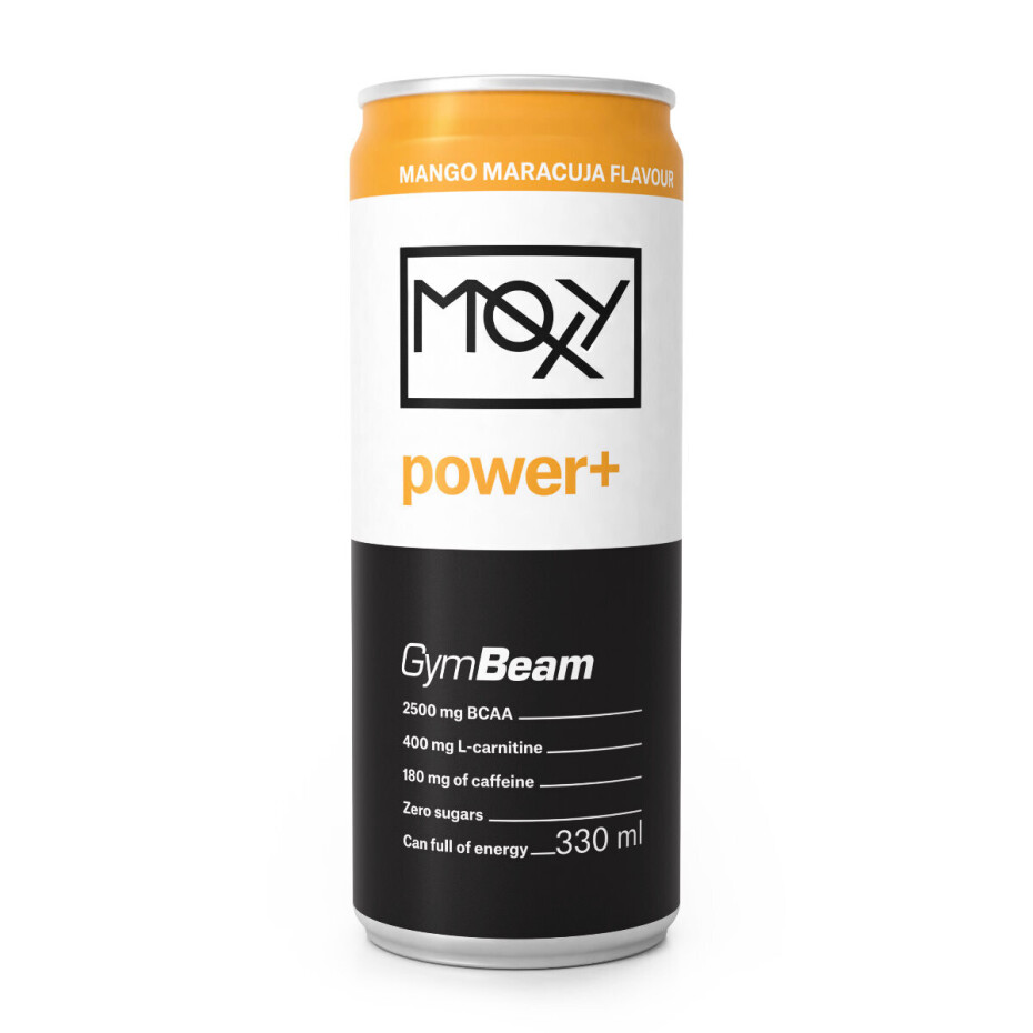 GymBeam MOXY Power+ Energy Drink 330 ml lesní ovoce - main (0)