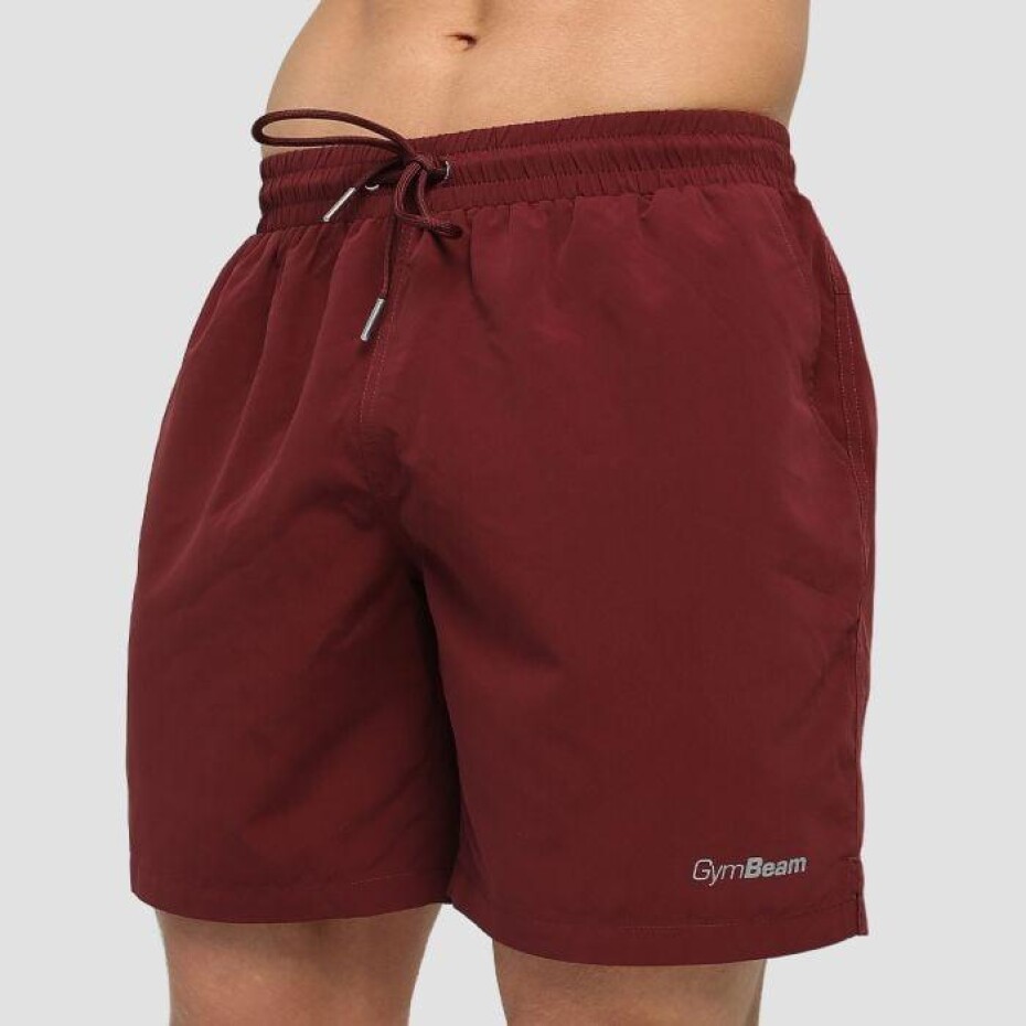 GymBeam Pánské plavecké šortky Burgundy - main (0)