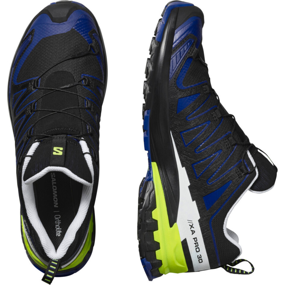 Pánská běžecká obuv Salomon XA Pro 3D V9 Gore-Tex Black/Surf The Web/Safety Yellow  UK 11,5 - main (3)