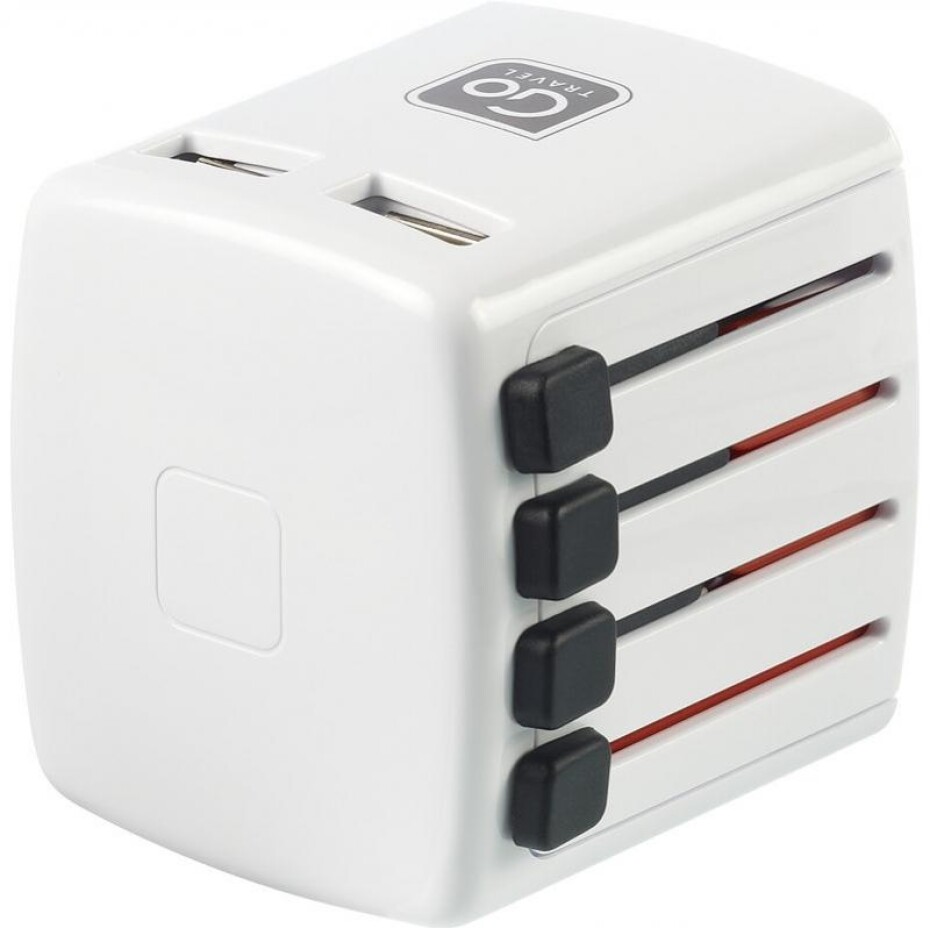 Go Travel simultánní USB nabíječka pro svět s USB porty - main (0)