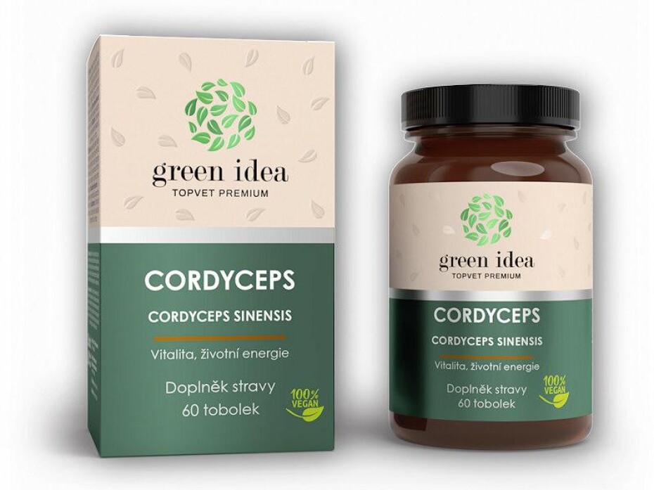 Green Idea Cordyceps 350mg 60 tobolek - main (0)