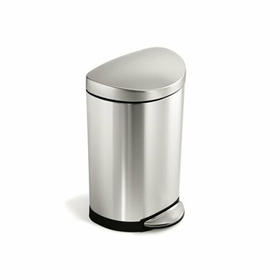 Simplehuman Pedálový půlkulatý koš 10 l, nerez - main (0)