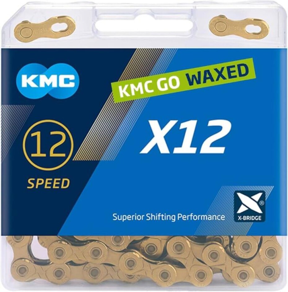 Kmc X12 Zlatý Waxed BOX řetěz - main (0)