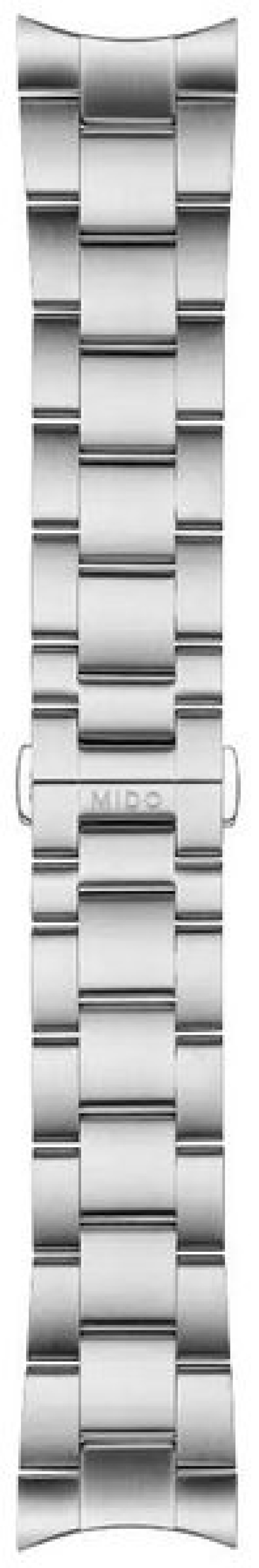 Ocelový tah/náramek Mido M605018740 k modelům Mido Multifort TV Big Date - main (0)