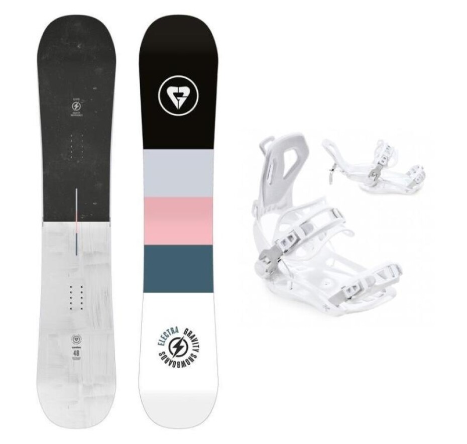 Gravity Electra 23/24 dámský snowboard + Raven FT360 white vázání - main (0)