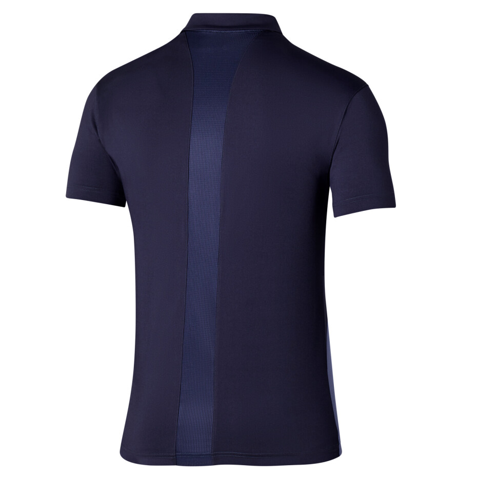 Pánské tričko Mizuno  Release Shadow Polo Evening Blue XXL - main (1)
