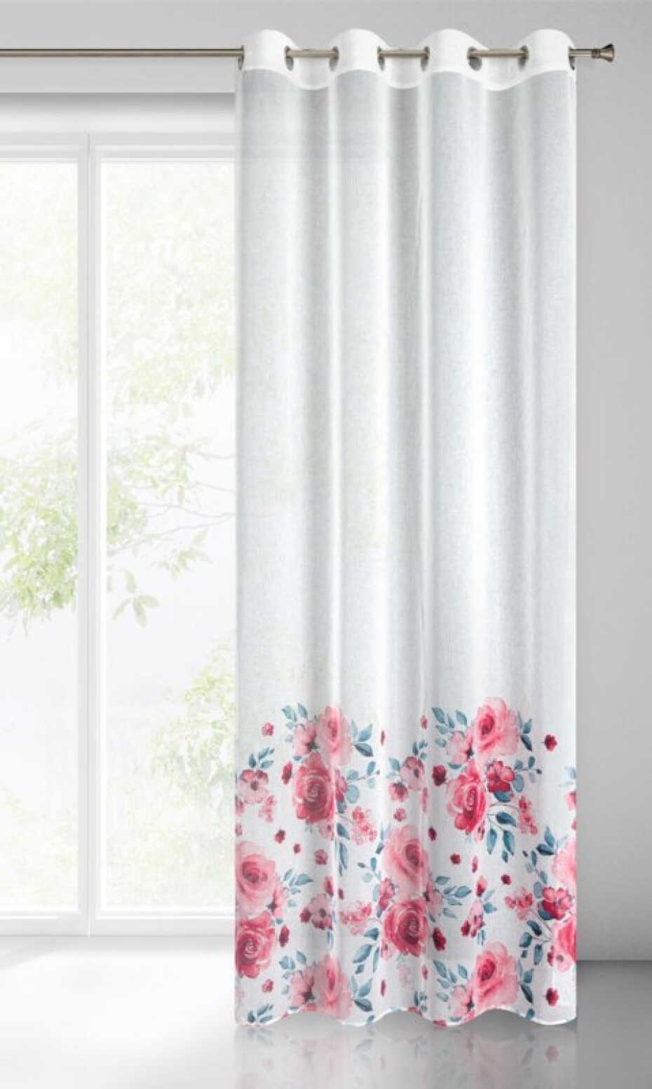ArtFir Závěs CARLA K | bílý 140 x 250 cm - main (2)