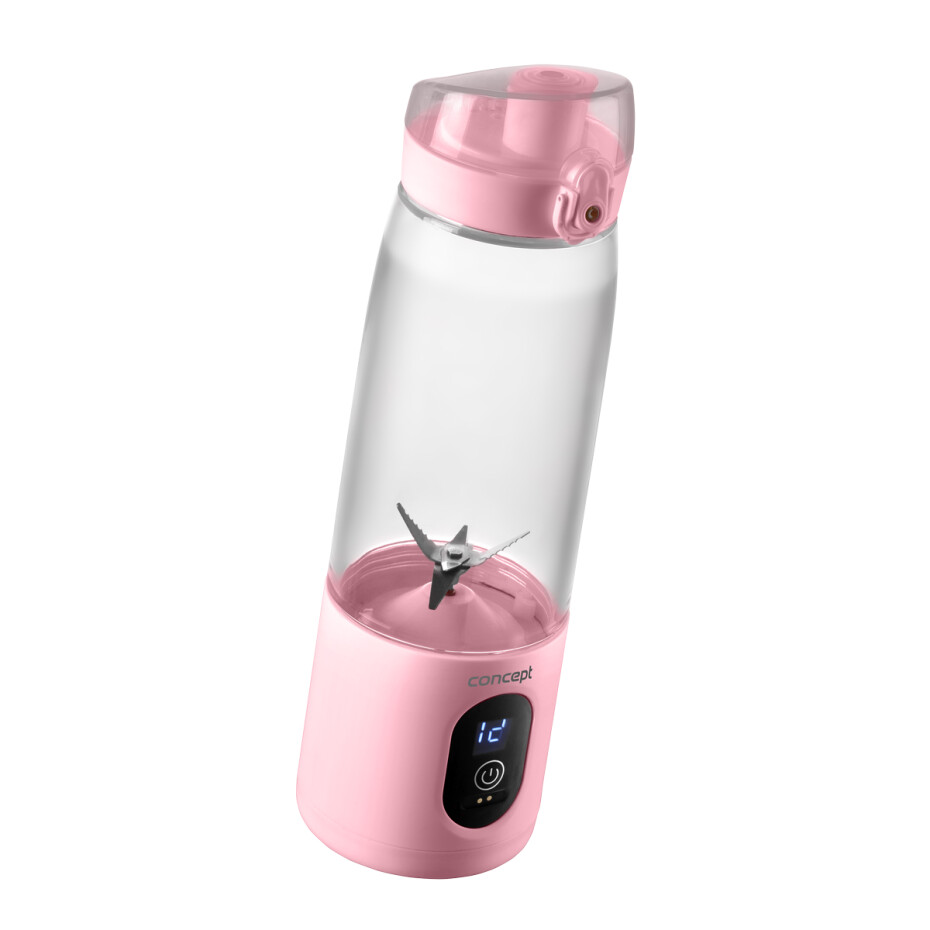Concept SM4003 dobíjecí smoothie FitMaker, růžový - main (1)
