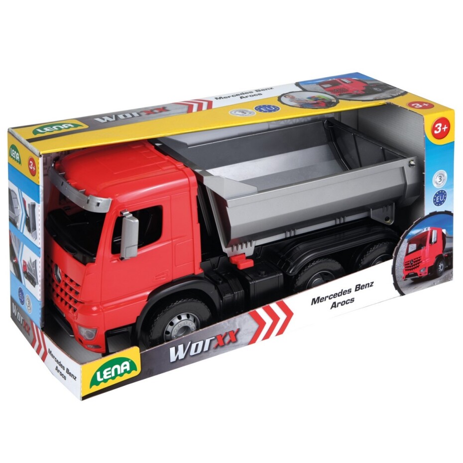 Lena Auto sklápěč Worxx plast 46cm 1:15 v krabici Mercedes Arocs 04610 - main (12)