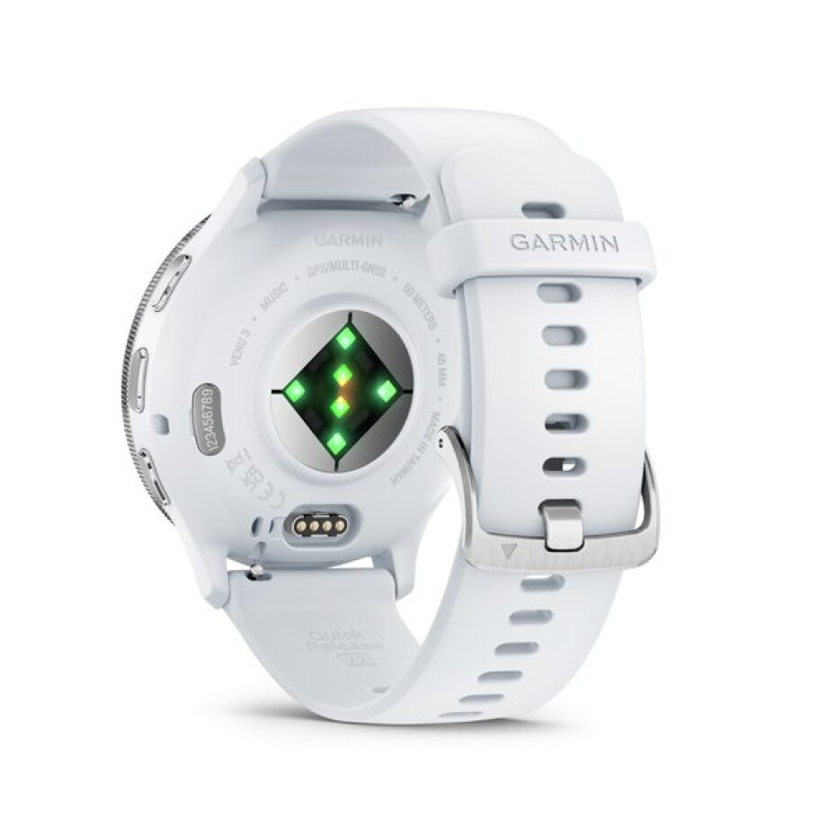 Garmin Venu® 3 Silver/White/ Silicone band  010-02784-00 - main (6)