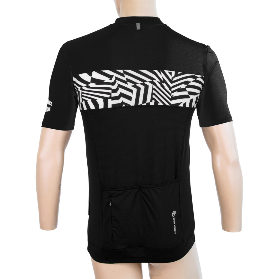 Pánský cyklistický dres Sensor  Cyklo Miles Black L - main (4)