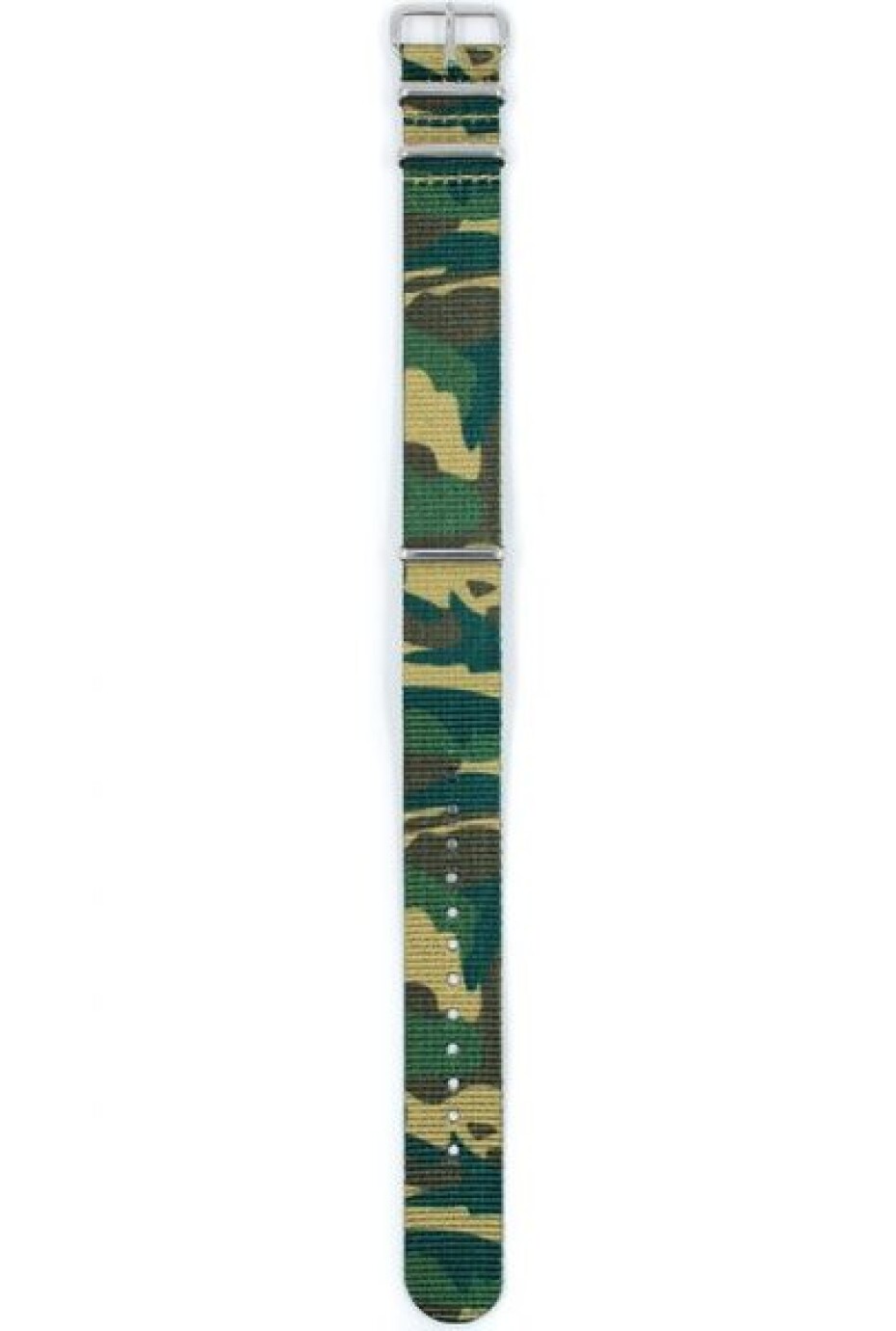Řemínek Hirsch Rush NATO - zelená kamufláž - 18 mm - main (1)