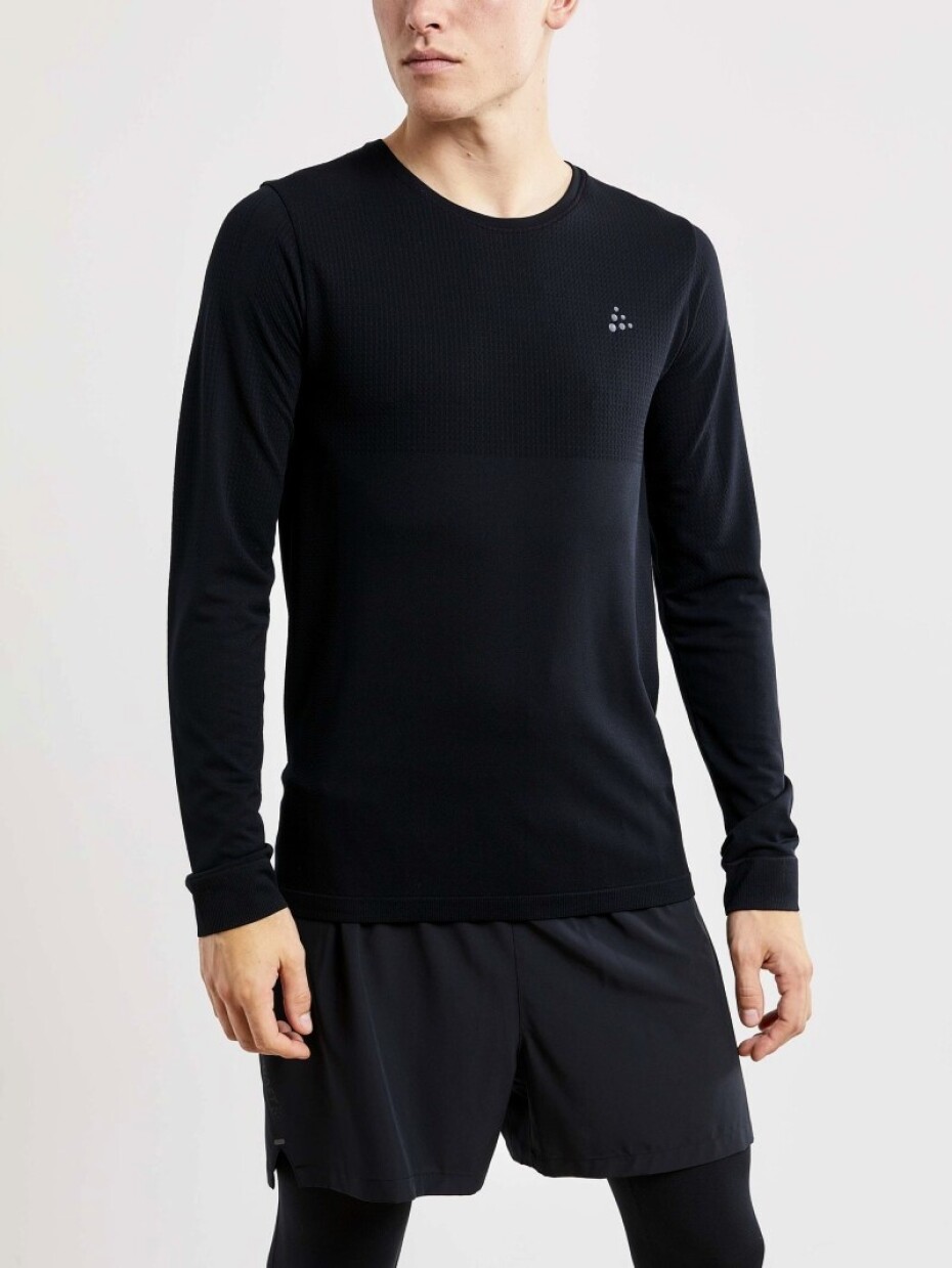 Pánské tričko Craft  Fuseknit Light LS černá M - main (0)