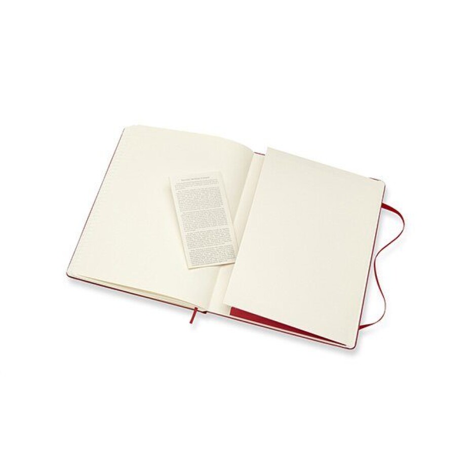 Zápisník Moleskine VÝBĚR BAREV - tvrdé desky - XL, linkovaný 1331/11192 - Zápisník Moleskine - tvrdé desky červený - main (11)