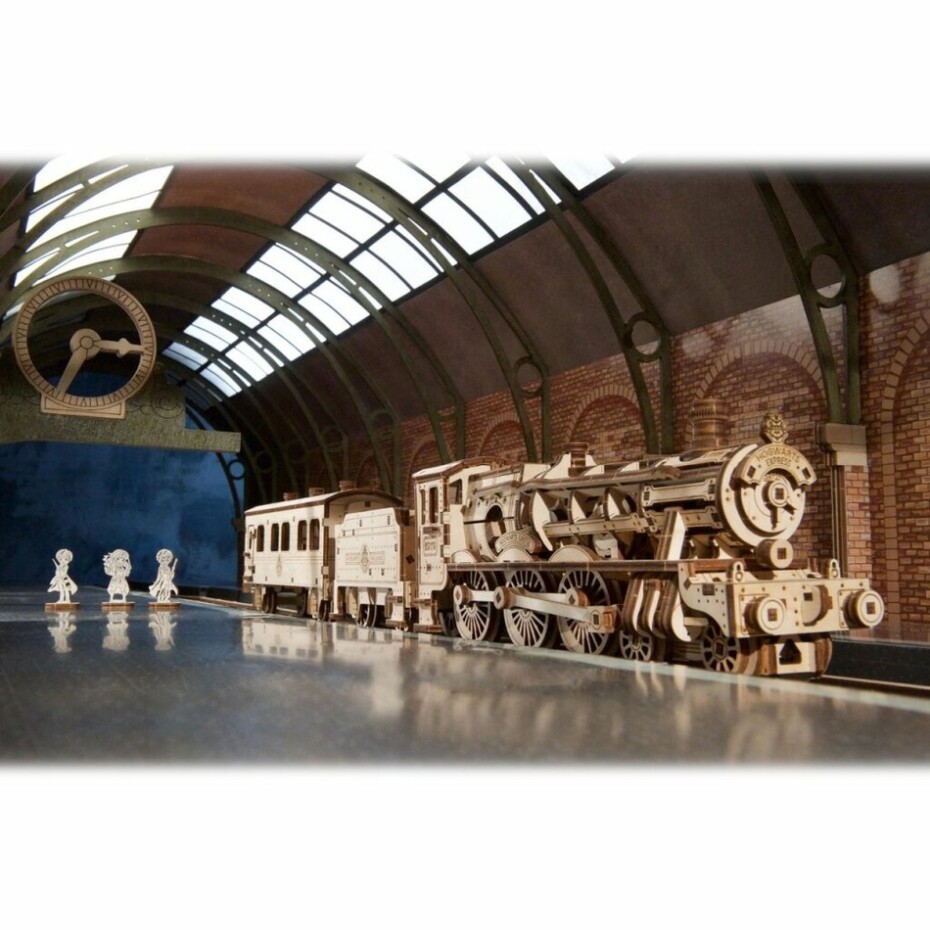 Ugears 3D dřevěné mechanické puzzle Harry Potter Bradavický expres - main (12)