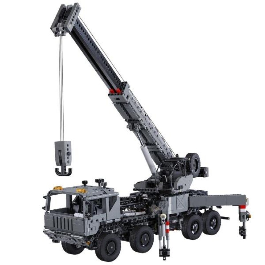 Double Eagle RC Master vojenský autojeřáb Stavebnice z kostek RC_314468 RTR 1:10 - main (0)