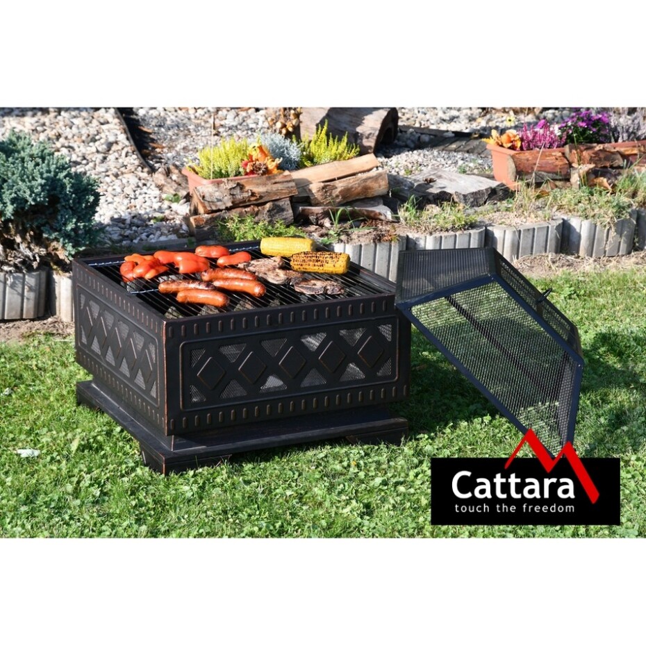Cattara 13009 Ohniště s poklopem Square, 63,5 x 63,5 x 62 cm - main (6)