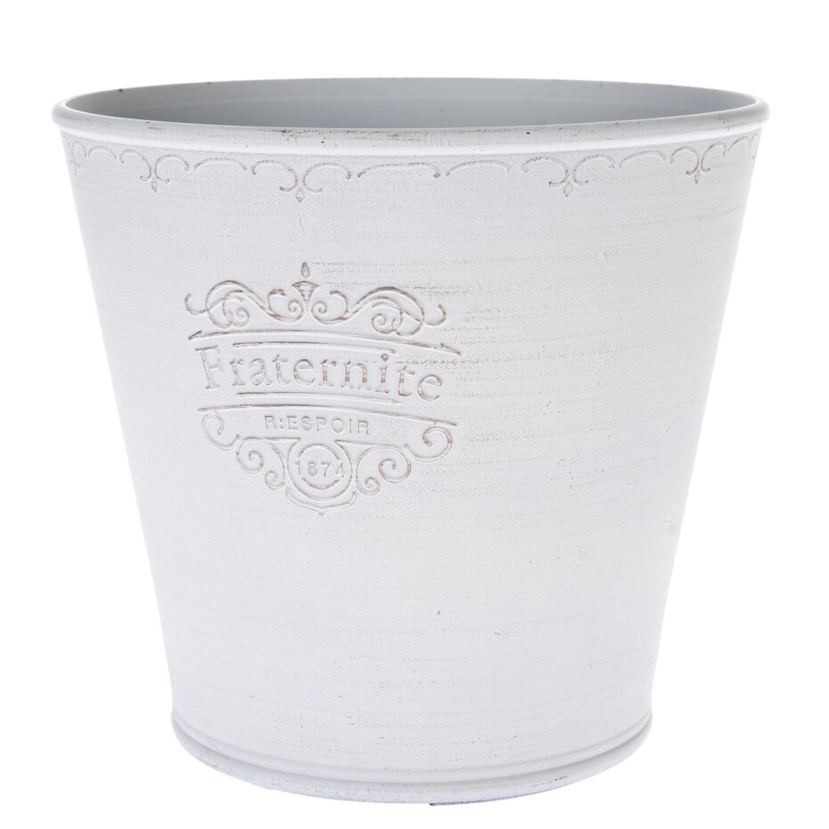 Obal na květiny eko plast Fraternite bílá, 23,5 x 22 cm - main (0)