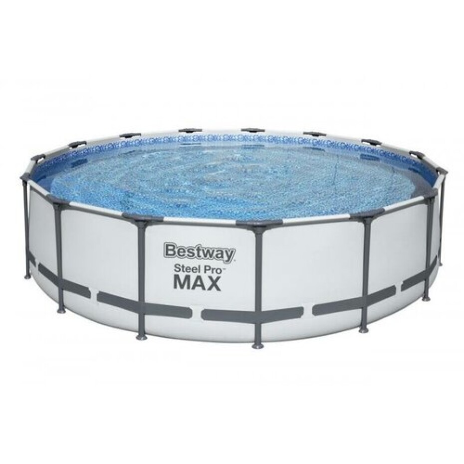 Bestway Nadzemní bazén Steel Pro MAX s filtrací, schůdky a plachtou, pr. 457 cm, v. 107 cm - main (1)