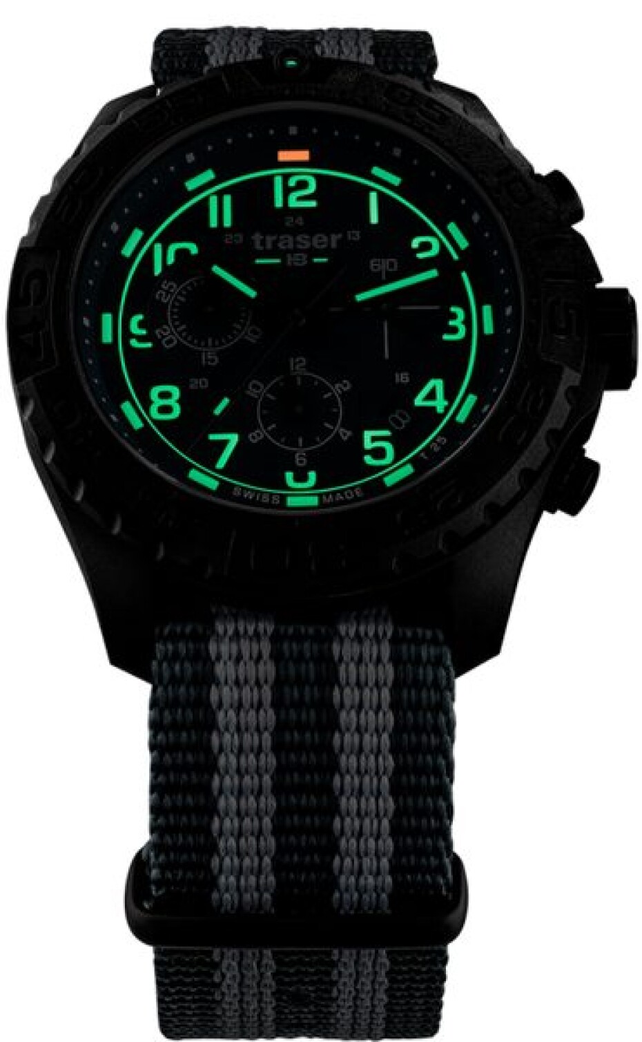 Traser P96 Outdoor Pioneer Evolution Chrono Green nato - main (1)