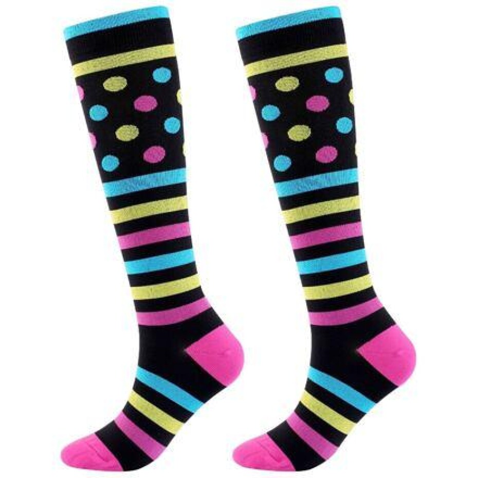 Merco Striped Dots dámské kompresní podkolenky - main (0)