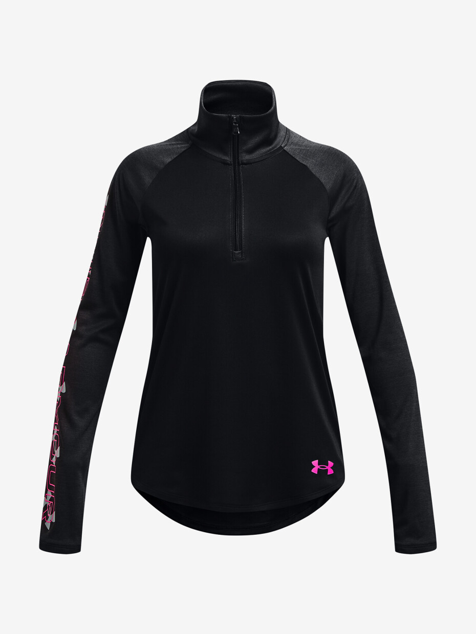 Under Armour Triko s dlouhým rukávem UA Tech Graphic 1/2 Zip -BLK 1377586-001 - main (0)