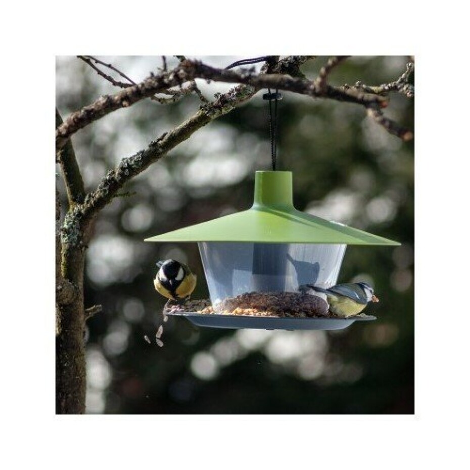 PLASTIA FINCH Antracit Krmítko pro ptáčky - main (3)