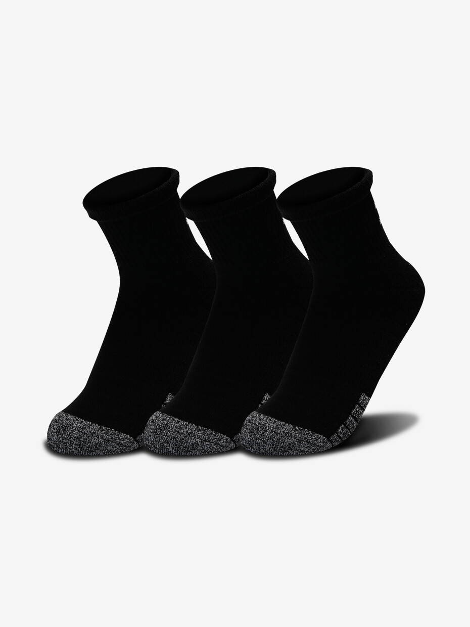 Under Armour pánské ponožky UA Heatgear Quarter 3pk-BLK - main (0)