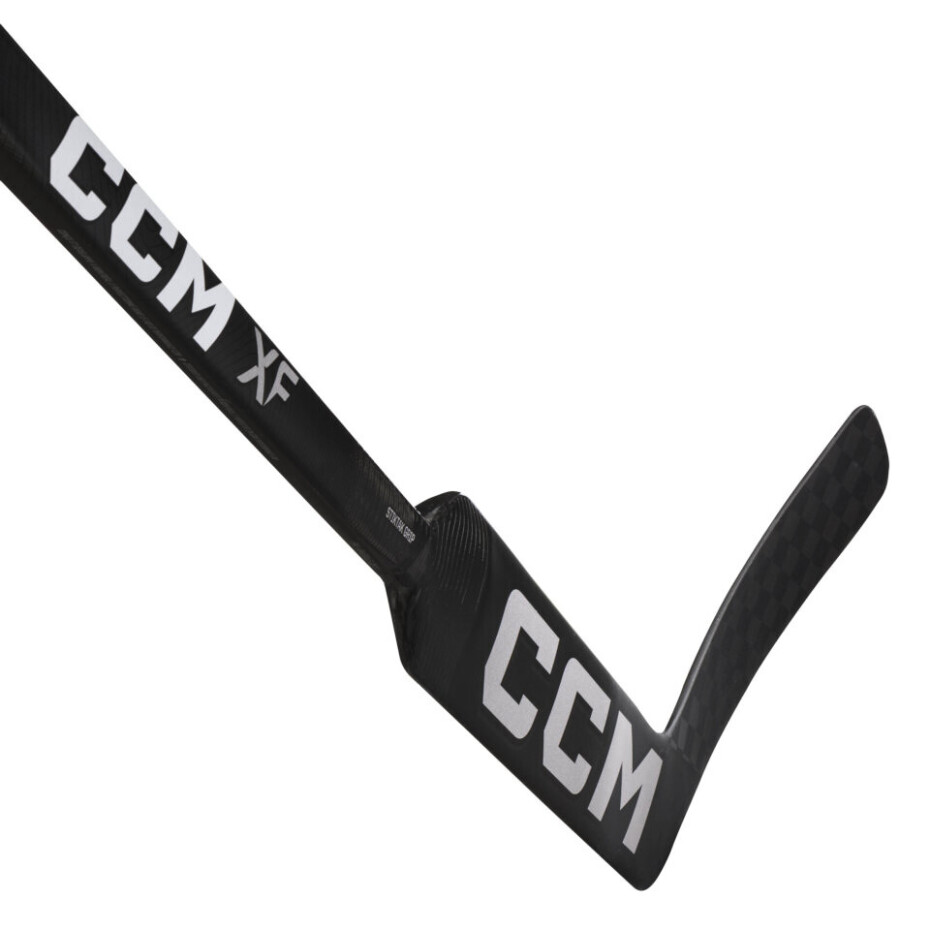 Kompozitová brankářská hokejka CCM Tacks XF Black/Grey Senior 27 palců, L (normální gard) - main (2)