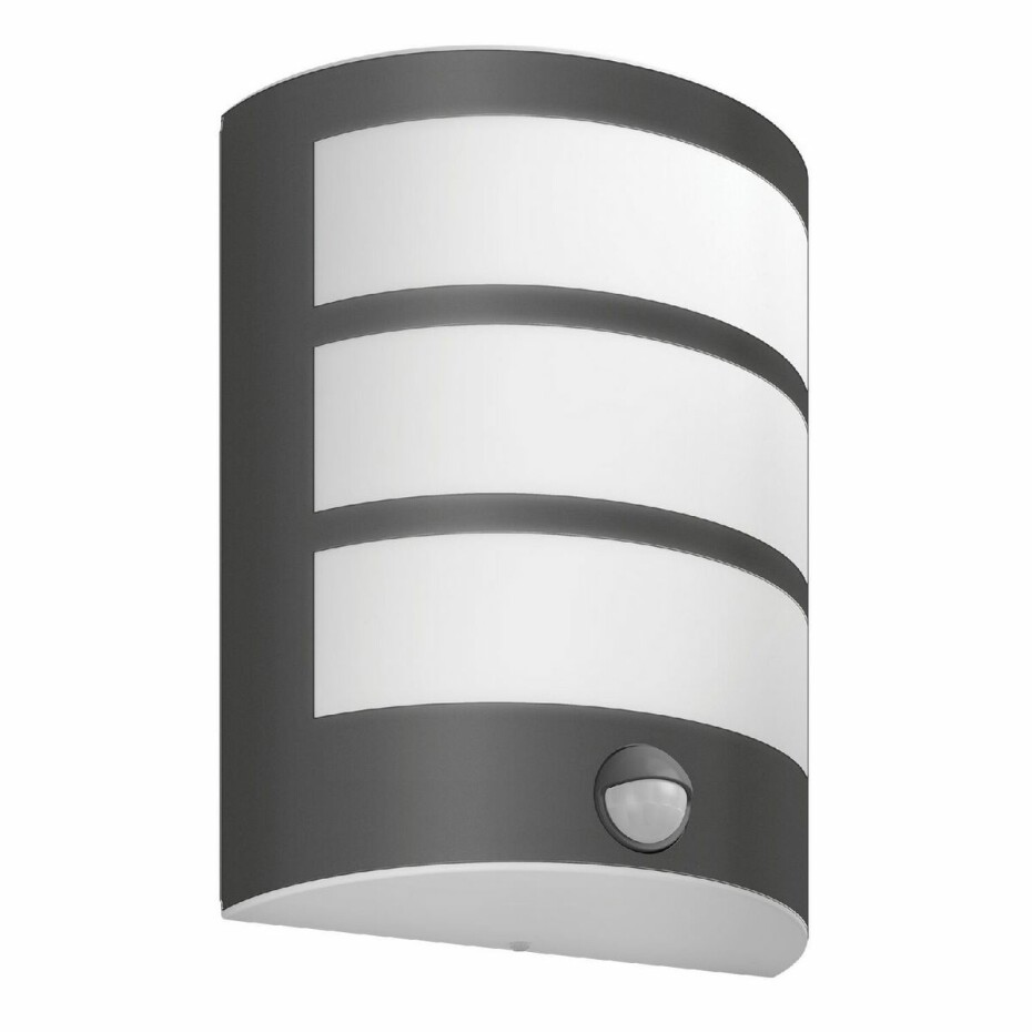 Philips Python UltraEfficient venkovní nástěnné svítidlo se senzorem LED 3,8W 2700K, antracitová - main (0)
