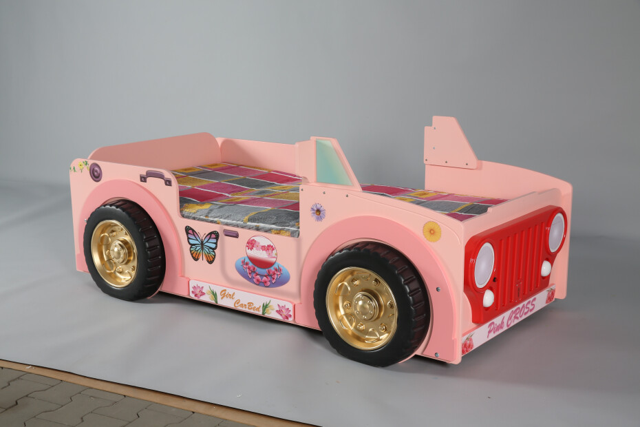 Artplast Dětská postel JEEP | růžová 90 x 190 cm - main (3)