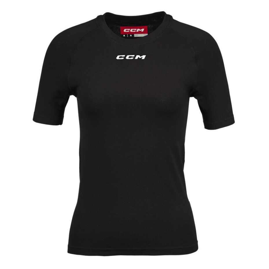 Dámské kompresní tričko CCM  SS Training Tee Black Senior M - main (0)