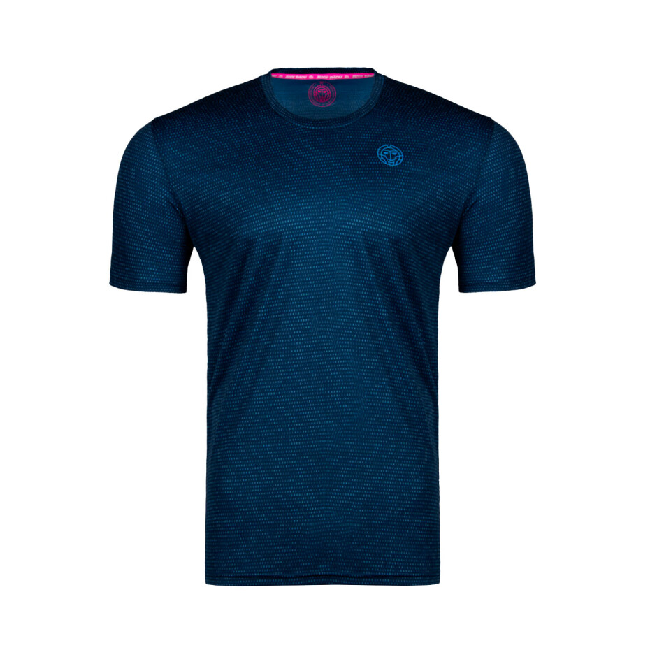 Pánské tričko BIDI BADU  Falou Tech Tee Dark Blue, Petrol XL - main (0)