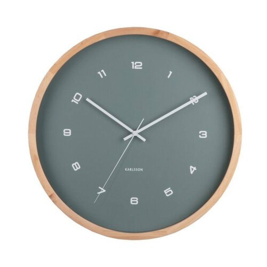Karlsson 5938GR designové nástěnné hodiny 41 cm - main (0)