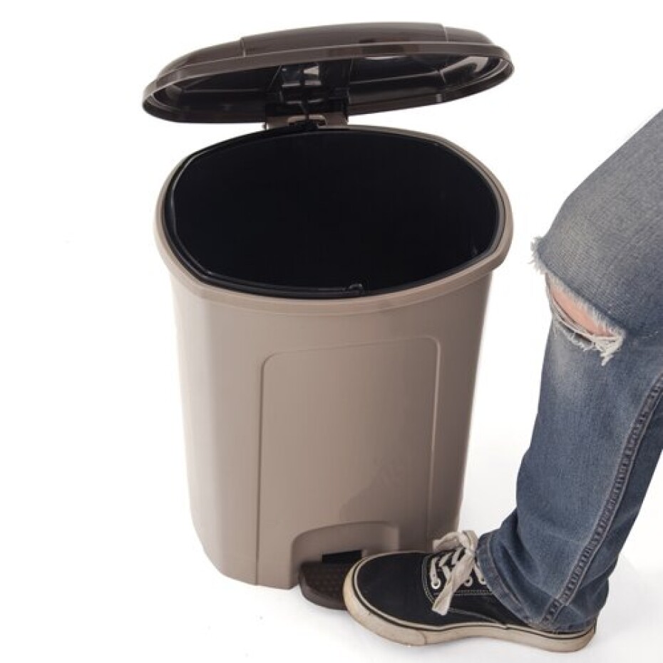 Orion Koš odp. UH s pedálem 5,5 l kávově hnědá  - main (3)