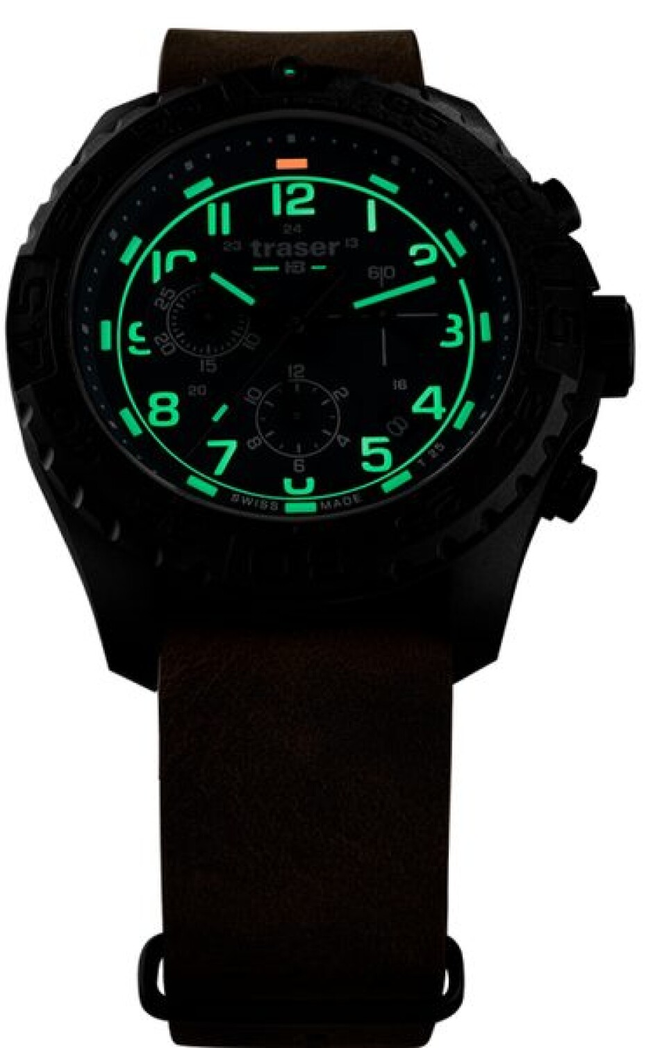 Traser P96 Outdoor Pioneer Evolution Chrono Petrol kůže - main (1)