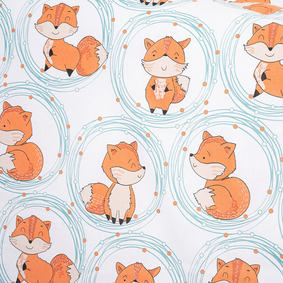 4Home Dětské bavlněné povlečení do postýlky Foxes, 100 x 135 cm, 40 x 60 cm - main (6)