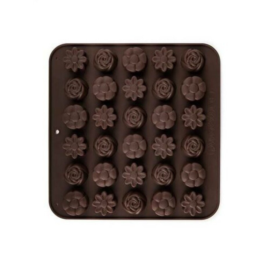 Banquet Formičky na čokoládu silikonové Culinaria Brown 21,4x20,6 cm - main (0)
