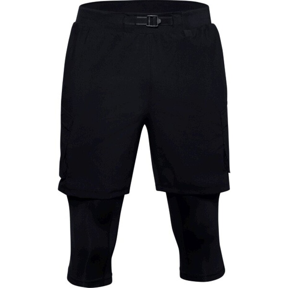 Pánské šortky Under Armour  Run Anywhere 2N1 Long STS black S - main (0)