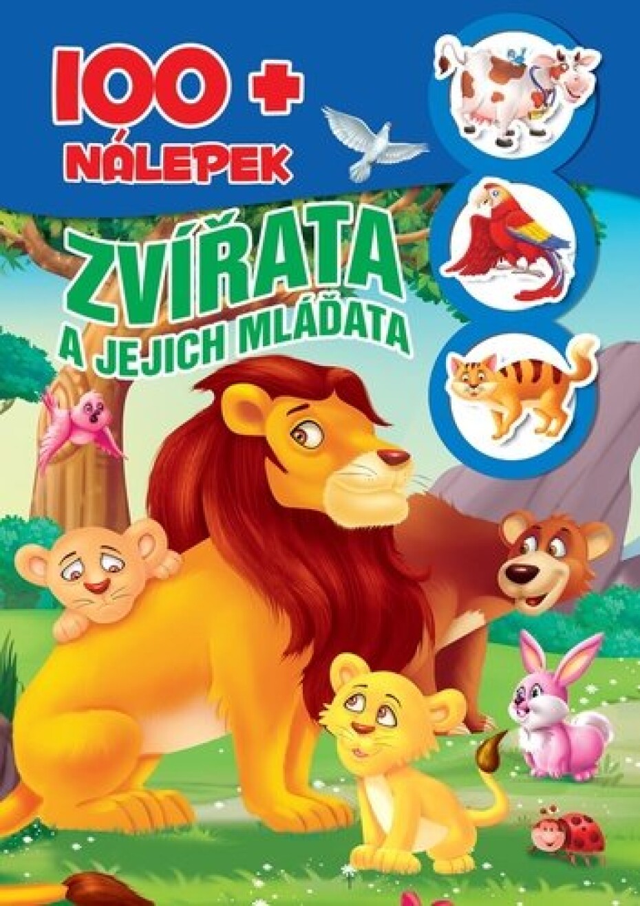 Zvířata a jejich mláďata - 100+nálepek - main (0)