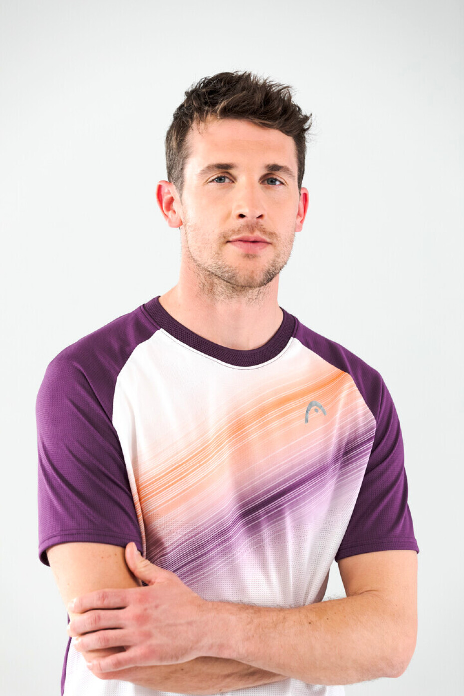 Head Performance T-Shirt Men LilacPrint Perf - main (3)