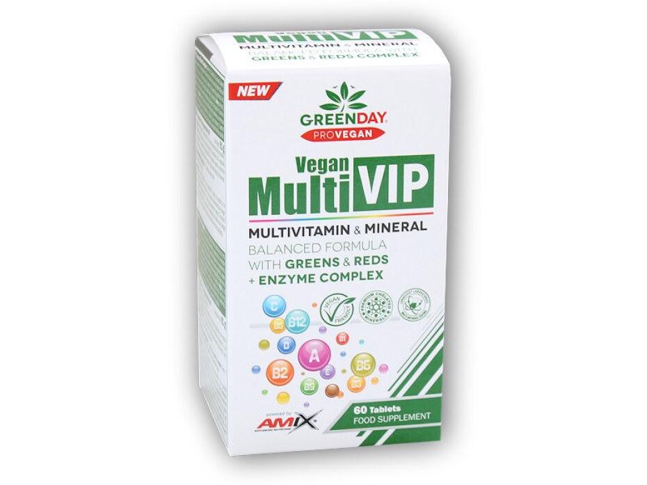 Amix GreenDay ProVEGAN Vegan Multi VIP 60 tablet BOX - main (0)