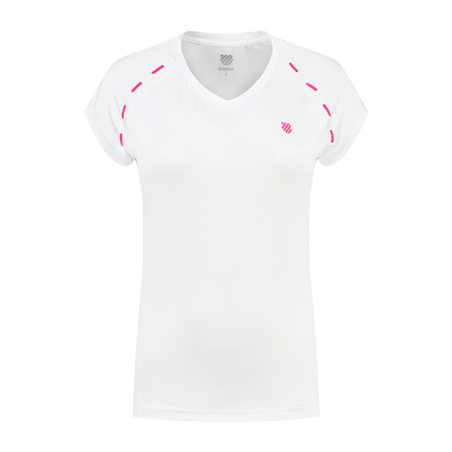 Dámské tričko K-Swiss  Hypercourt Express Tee 2 White M - main (0)