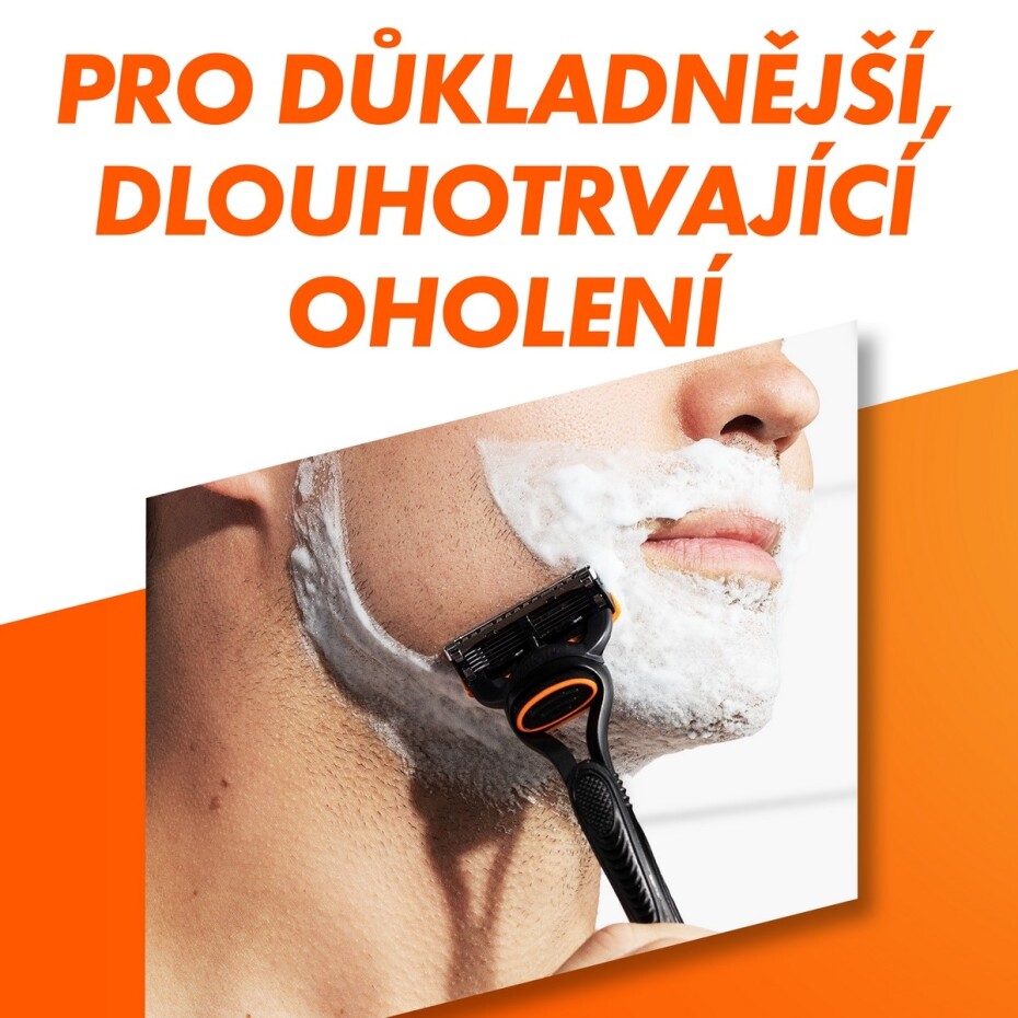 Gillette Náhradní hlavice 8 ks + holicí gel Fusion5 - main (2)