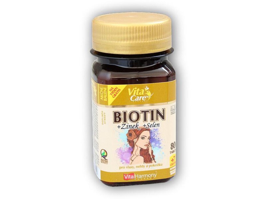 VitaHarmony Biotin 300 mcg + Selen + Zinek 87 tablet - main (0)