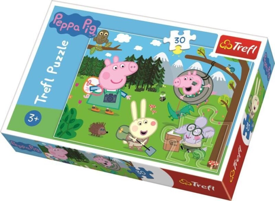 Trefl Puzzle Peppa Pig v přírodě / 30 dílků - main (0)