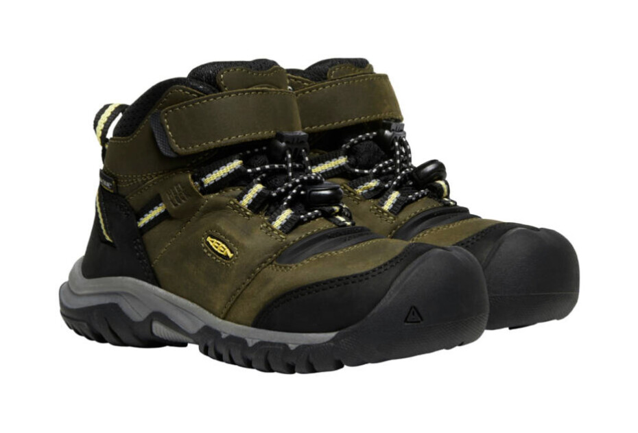 Dětská outdoorová obuv Keen Ridge Flex Mid Wp Dark Olive/Dusky Citron  US 12 (Kid) - main (3)